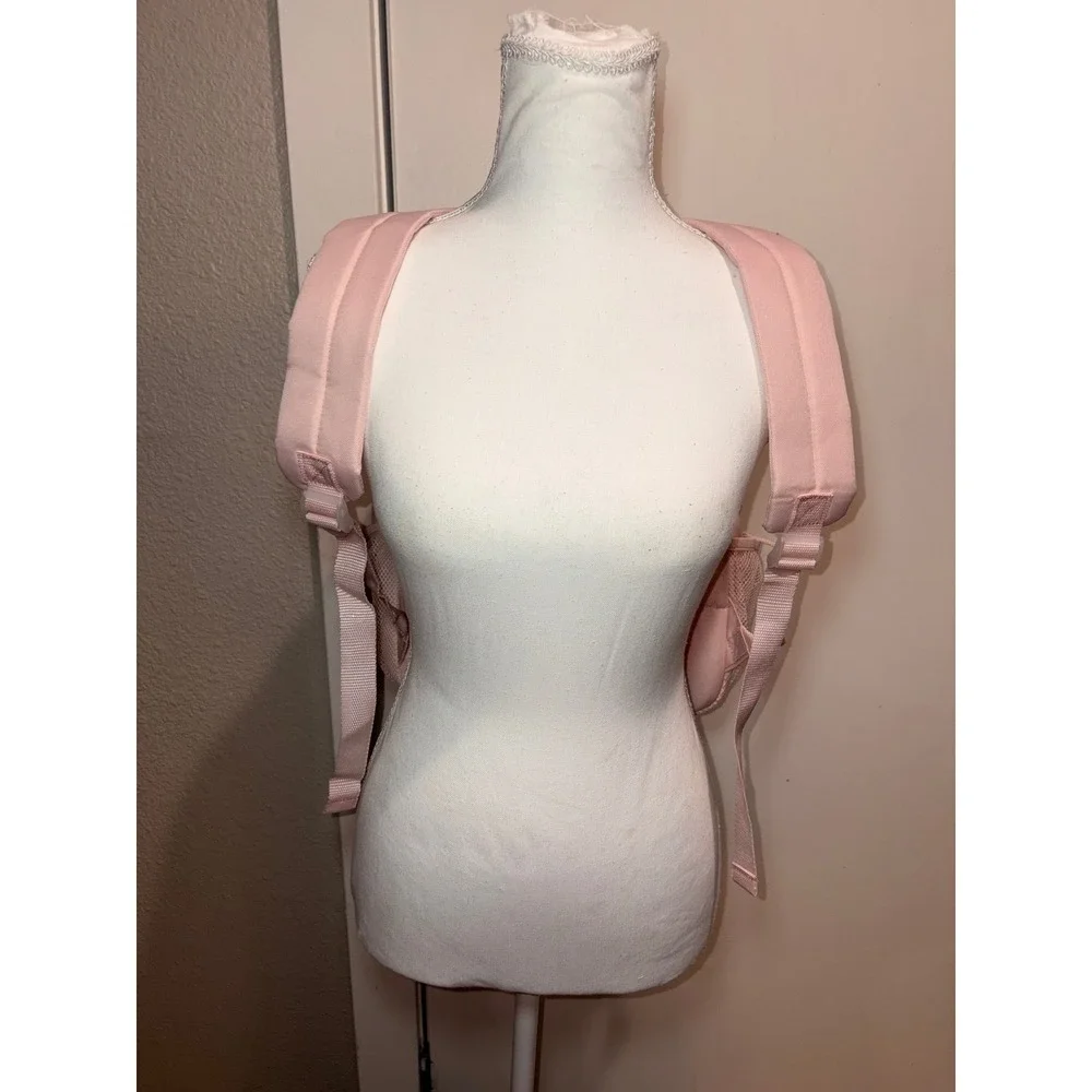 Deal Worthy Light Pink 15 Inch Laptop Backpack Padded Straps School Travel Bag